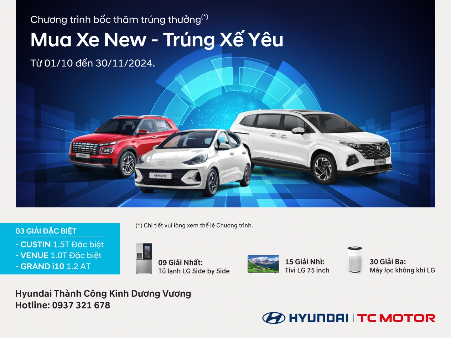 Chương trình bốc thăm trúng thưởng   MUA XE NEW - TRÚNG XẾ YÊU 