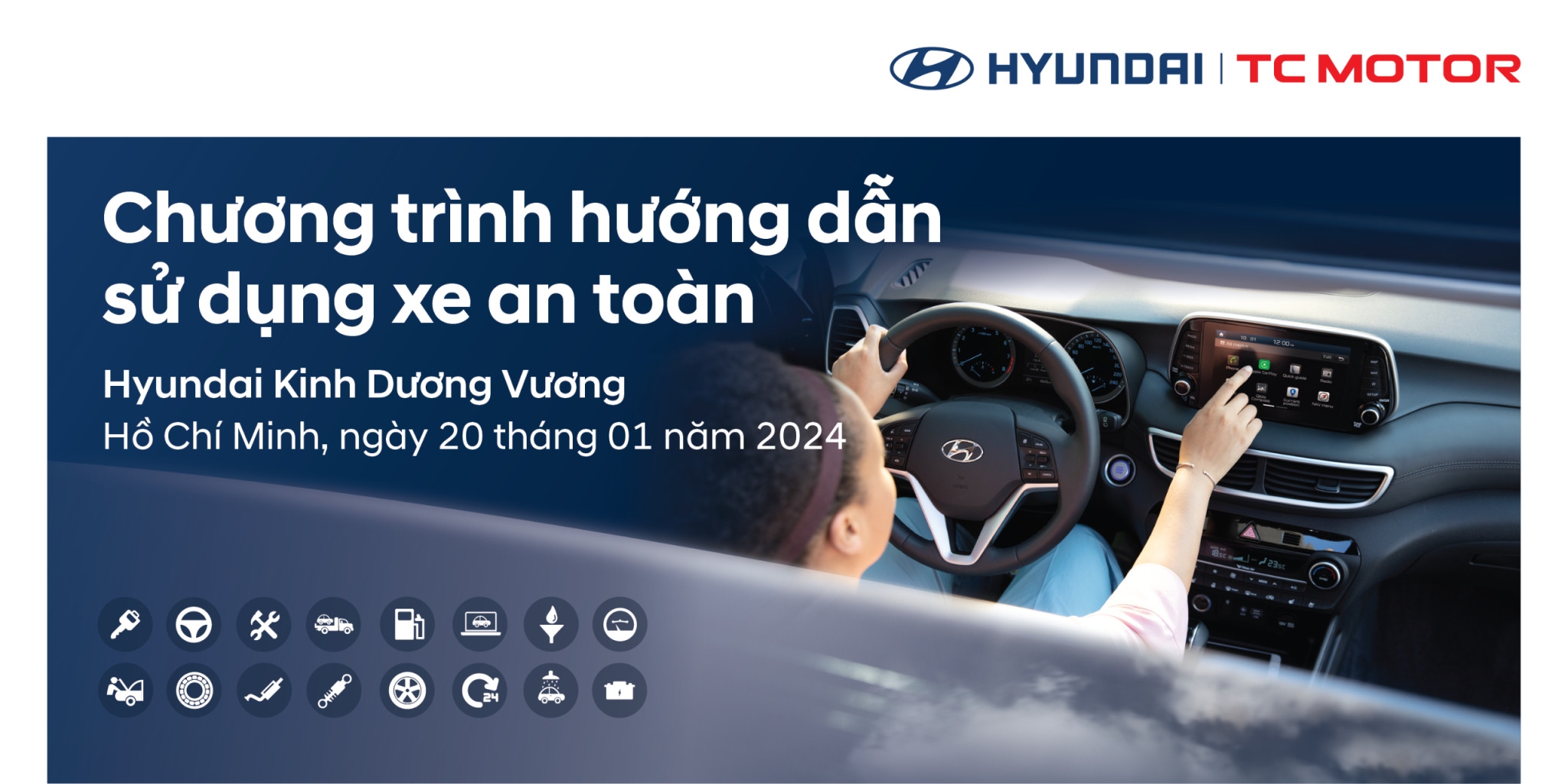 CHƯƠNG TRÌNH HƯỚNG DẪN SỬ DỤNG XE AN TOÀN 20/01/2024