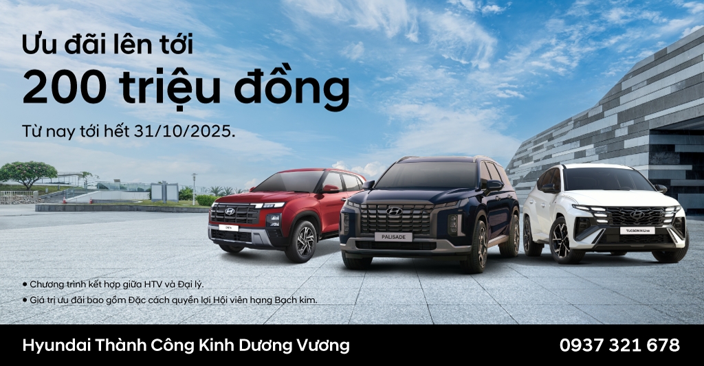 Chương trình ưu đãi đặc biệt: Bảo hành 8 năm – Hỗ trợ tài chính lên đến 200 triệu đồng