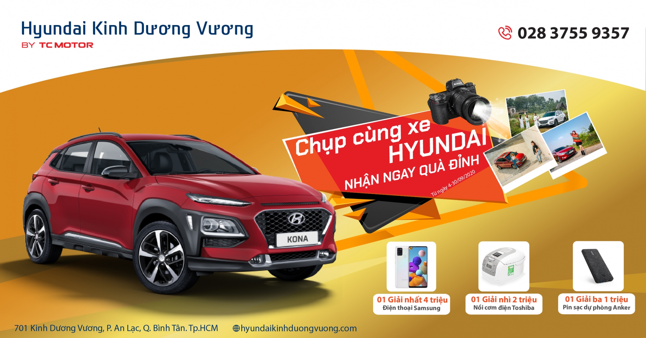 CHỤP CÙNG XE HYUNDAI – NHẬN NGAY QUÀ ĐỈNH