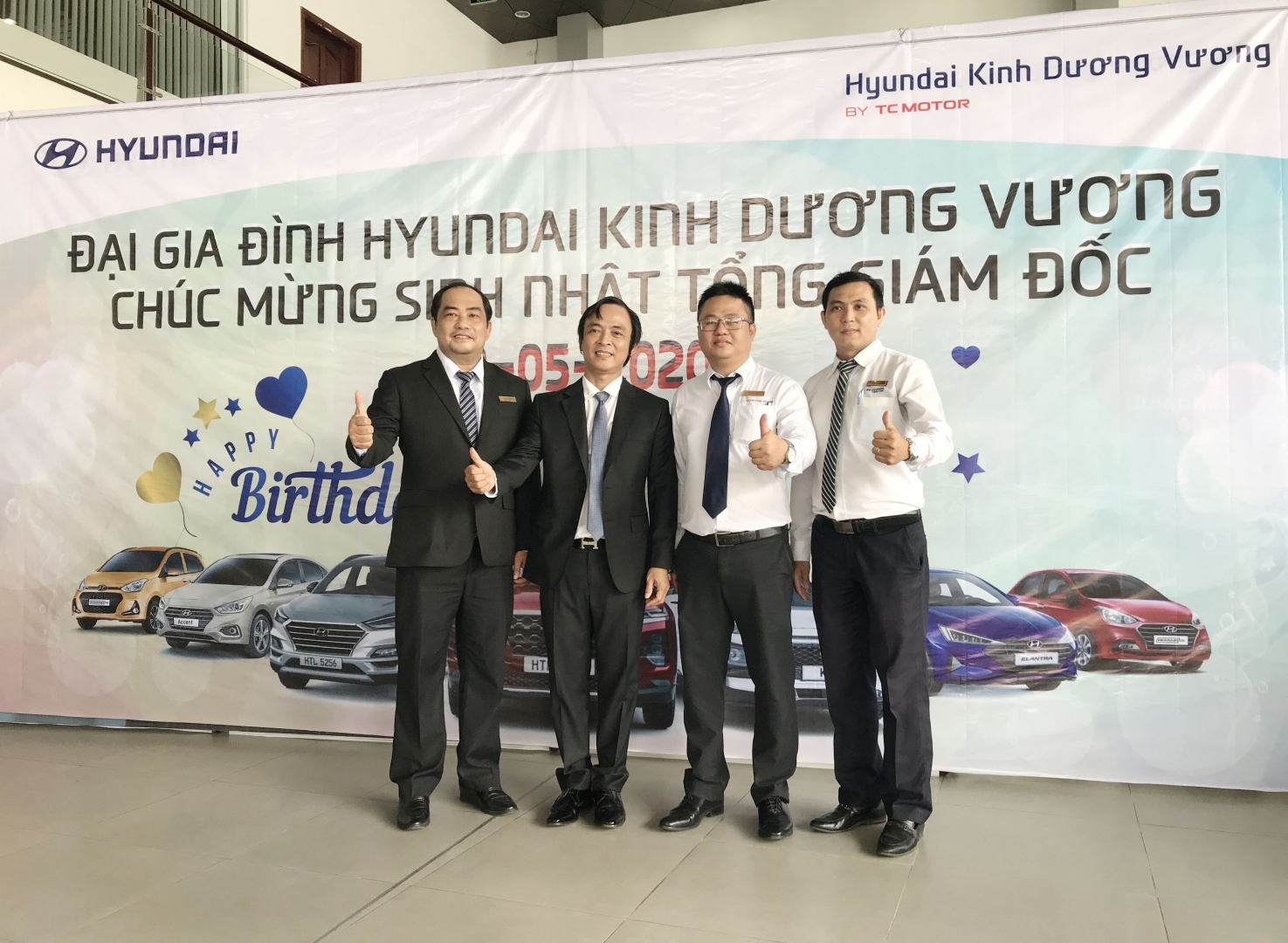 HYUNDAI KINH DƯƠNG VƯƠNG CHÚC MỪNG SINH NHẬT CHỦ TỊCH HĐTV