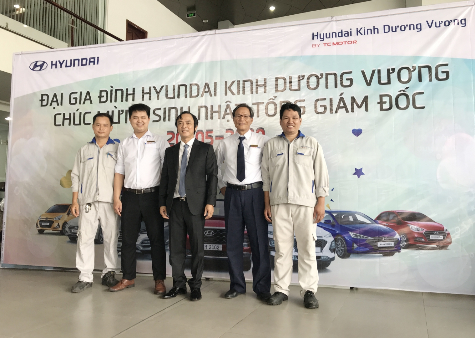 HYUNDAI KINH DƯƠNG VƯƠNG CHÚC MỪNG SINH NHẬT CHỦ TỊCH HĐTV