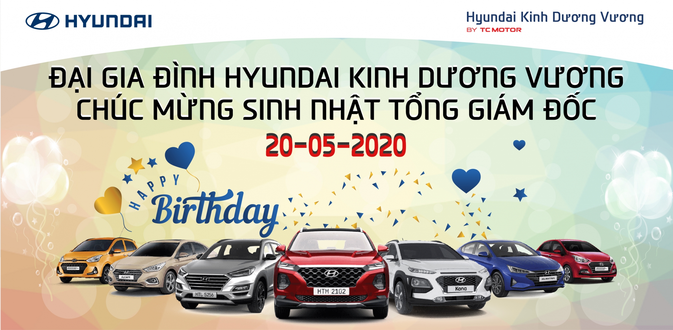 HYUNDAI KINH DƯƠNG VƯƠNG CHÚC MỪNG SINH NHẬT CHỦ TỊCH HĐTV