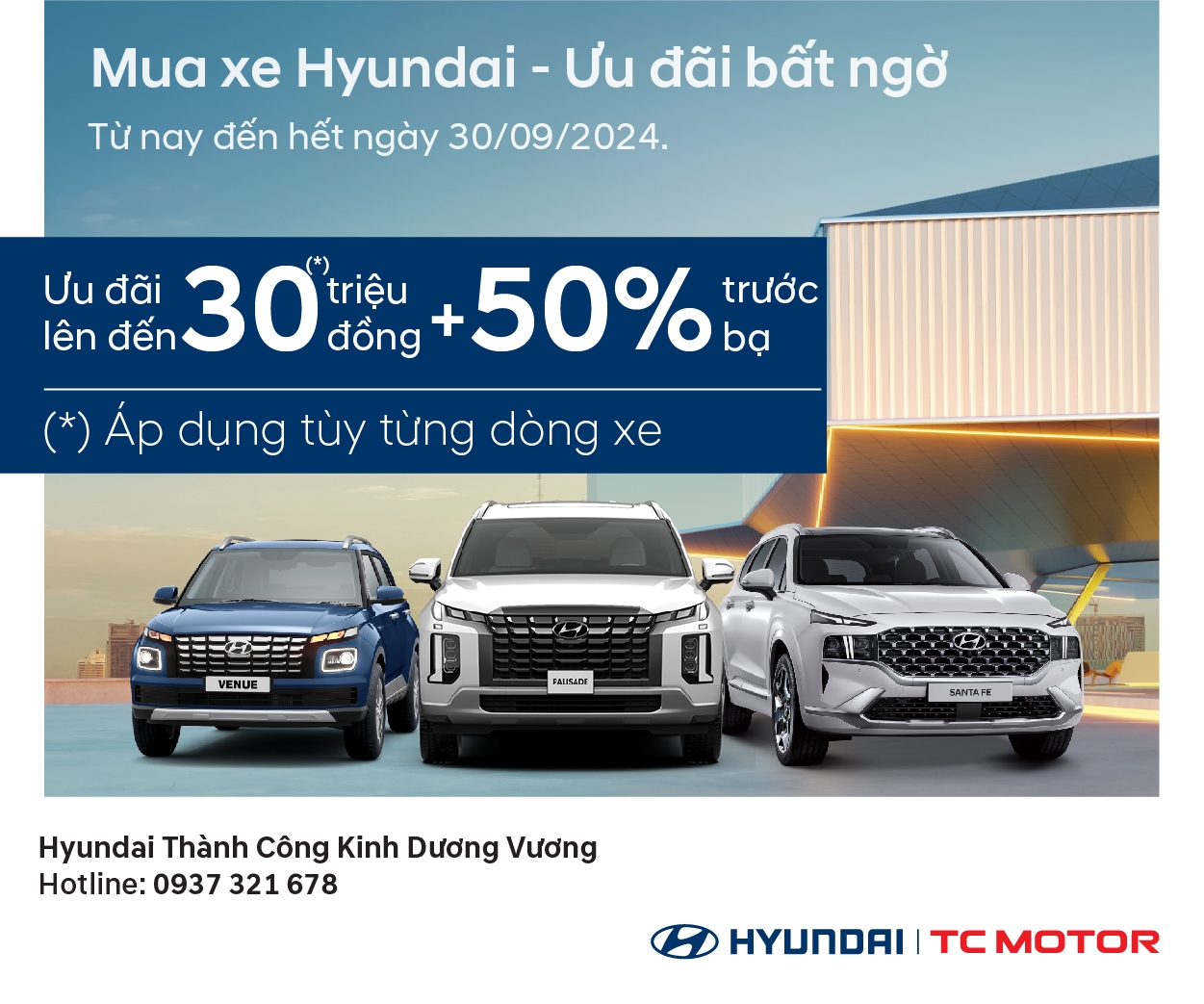 Mua xe Hyundai - Ưu đãi bất ngờ