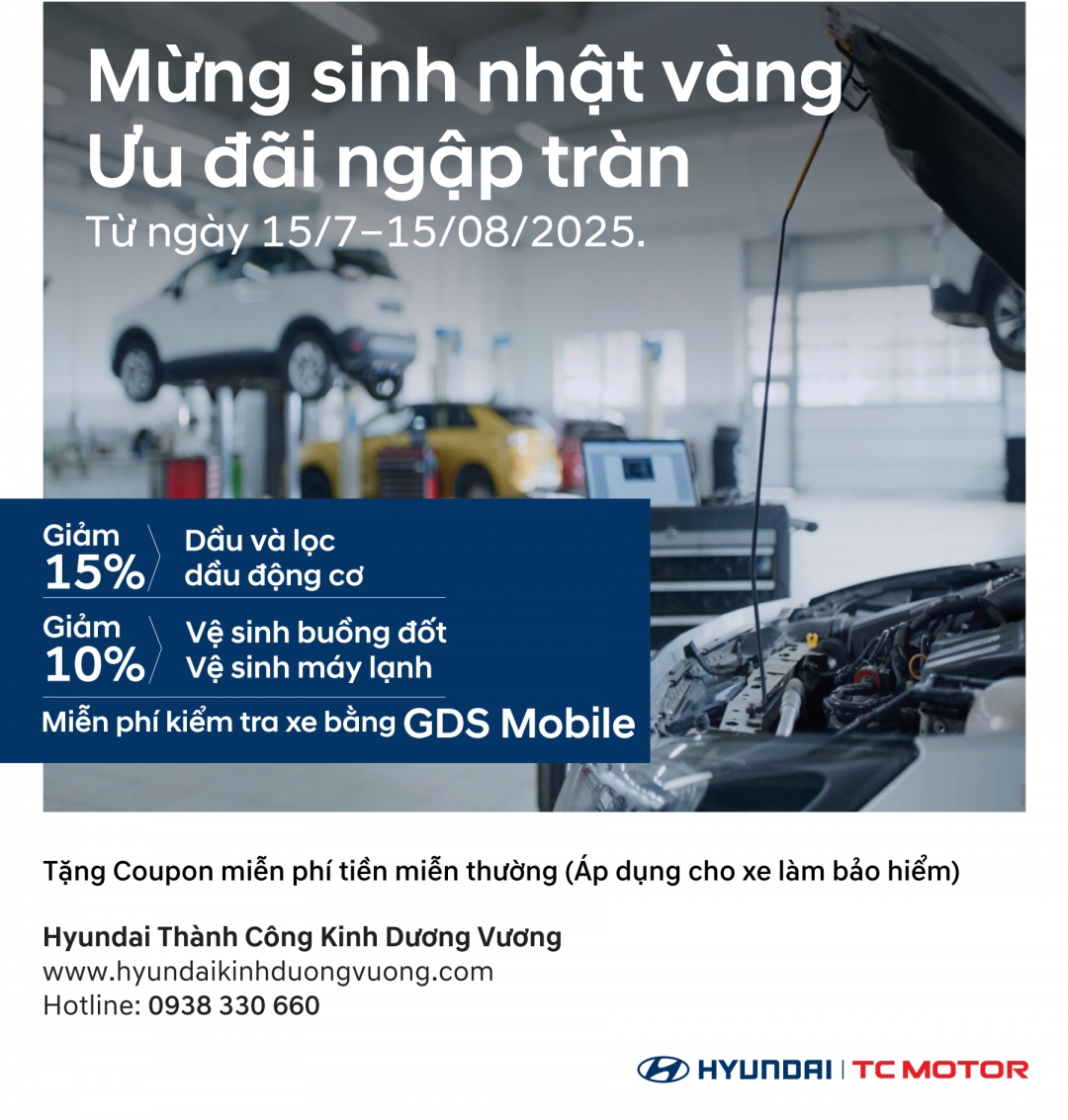 MỪNG SINH NHẬT VÀNG – ƯU ĐÃI NGẬP TRÀN