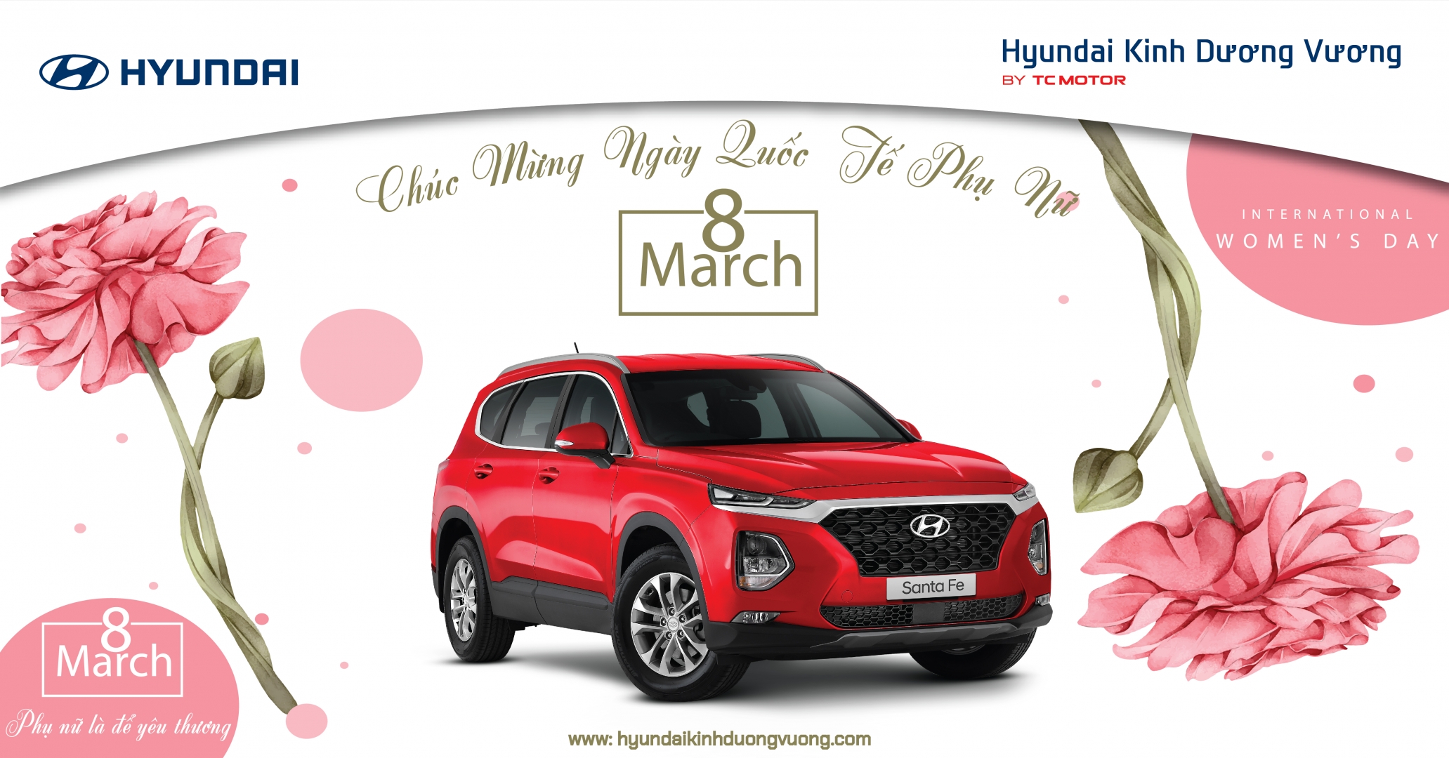 TẬP THỂ HYUNDAI KINH DƯƠNG VƯƠNG MỪNG NGÀY 8/3