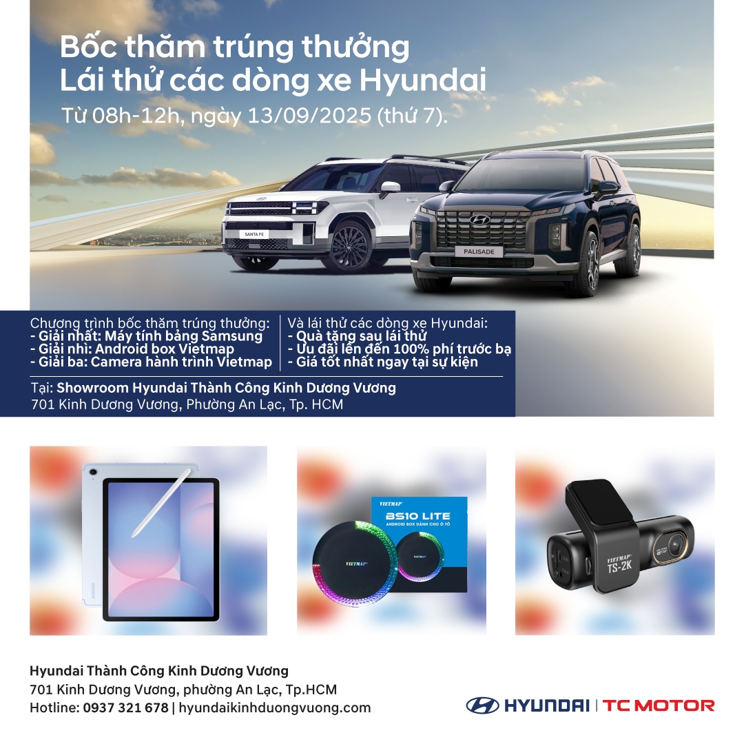 TRẢI NGHIỆM LÁI THỬ – RINH QUÀ CỰC ĐÃ CÙNG HYUNDAI!