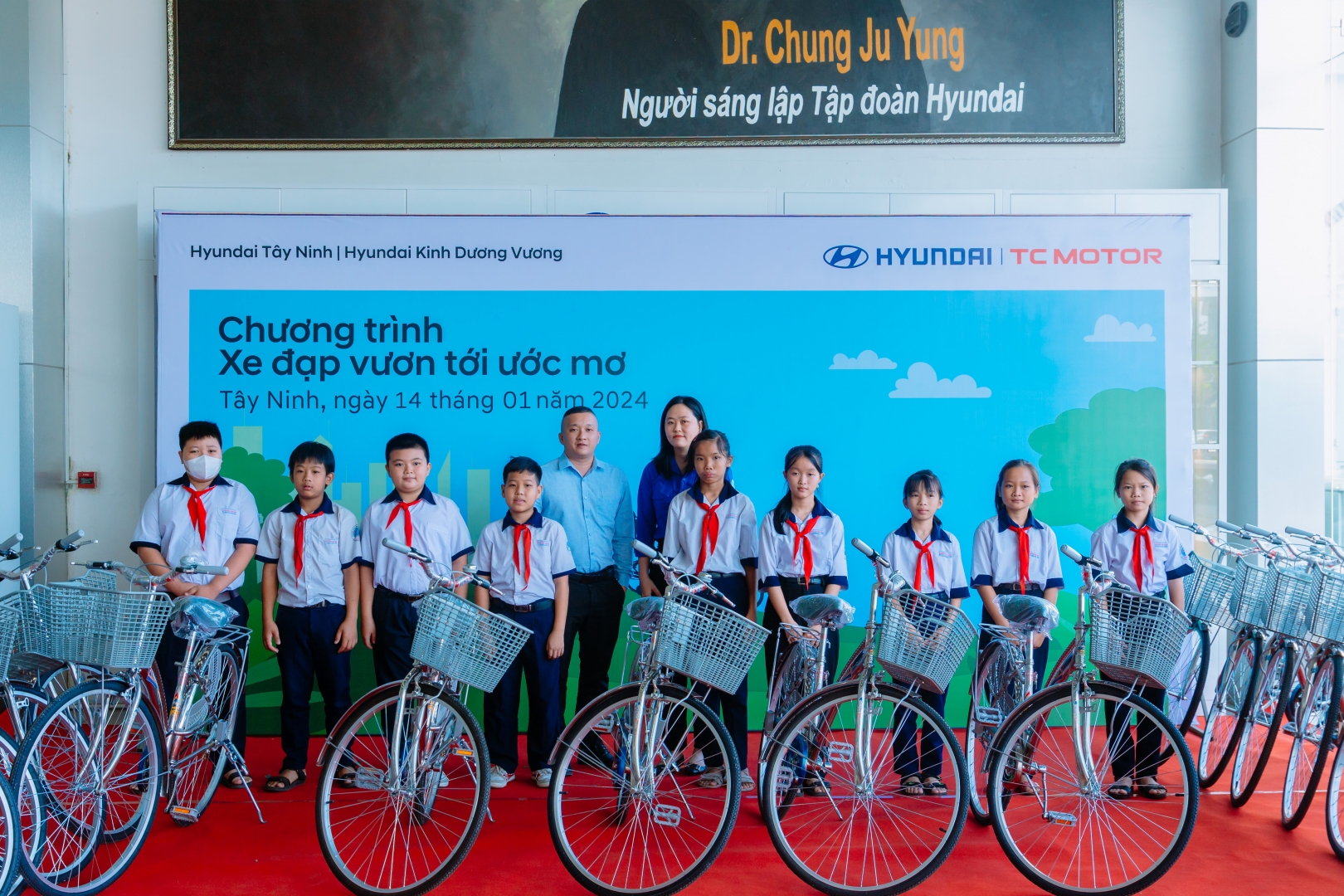 Xe đạp vươn tới ước mơ cùng Hyundai Kinh Dương Vương