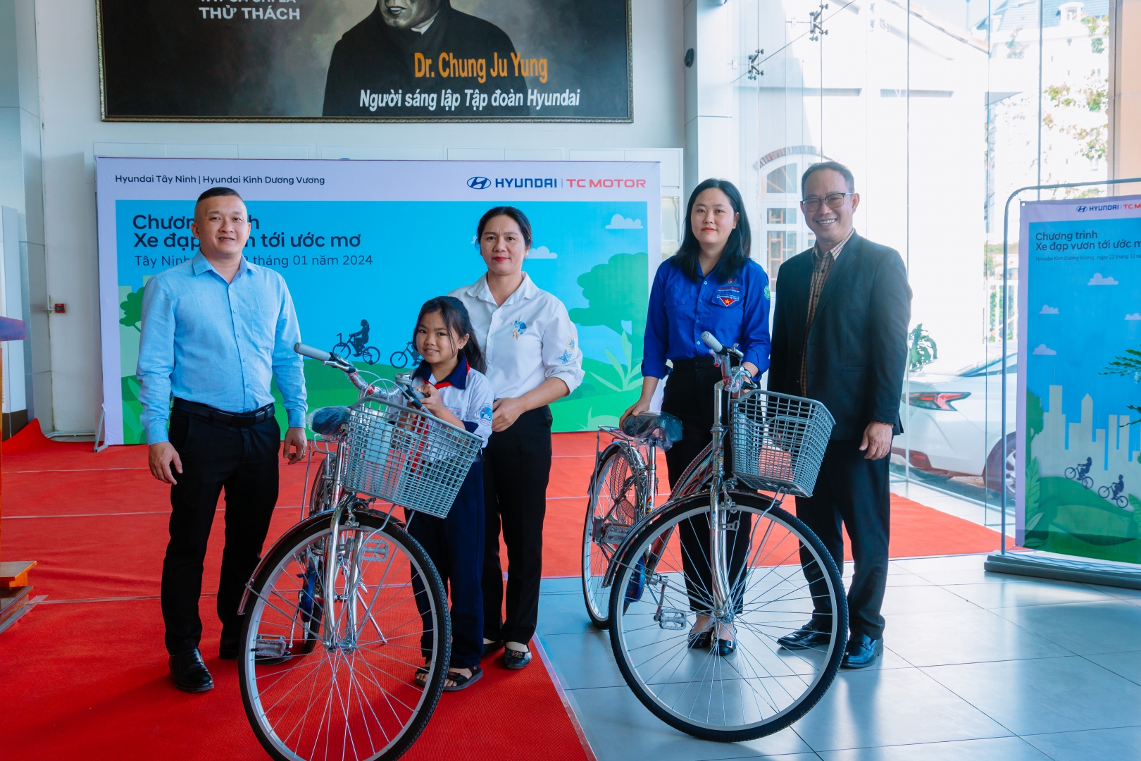 Xe đạp vươn tới ước mơ cùng Hyundai Kinh Dương Vương