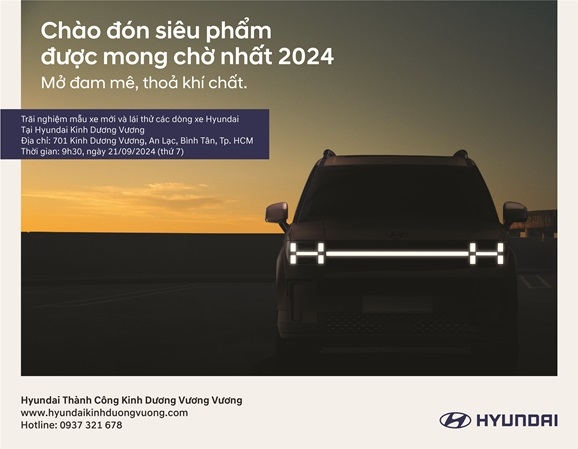 ĐÓN CHÀO MỘT SIÊU PHẨM SUV HOÀN TOÀN MỚI TẠI HYUNDAI KINH DƯƠNG VƯƠNG