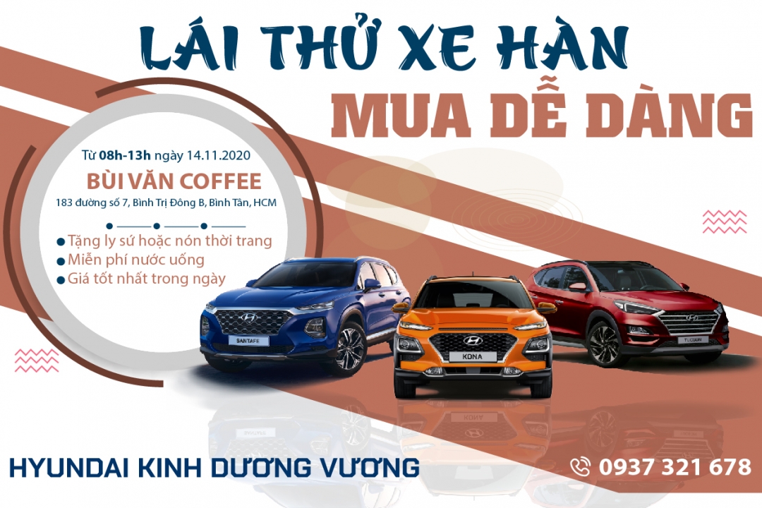 LÁI THỬ XE HÀN MUA XE DỄ DÀNG