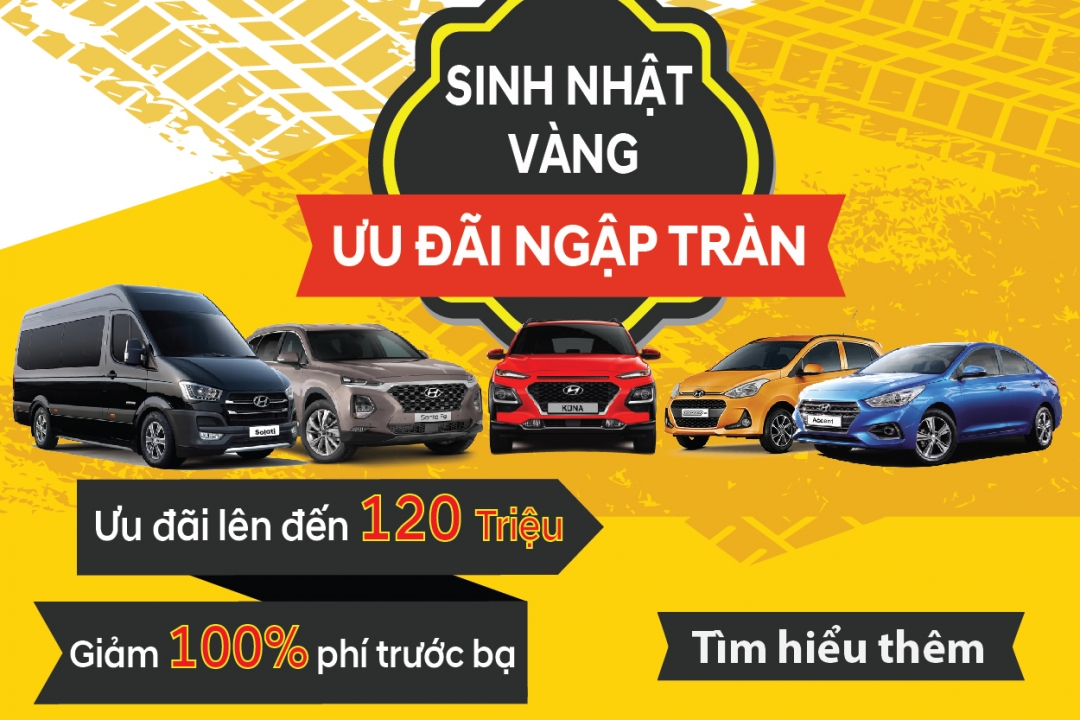 SINH NHẬT VÀNG – ƯU ĐÃI NGẬP TRÀN