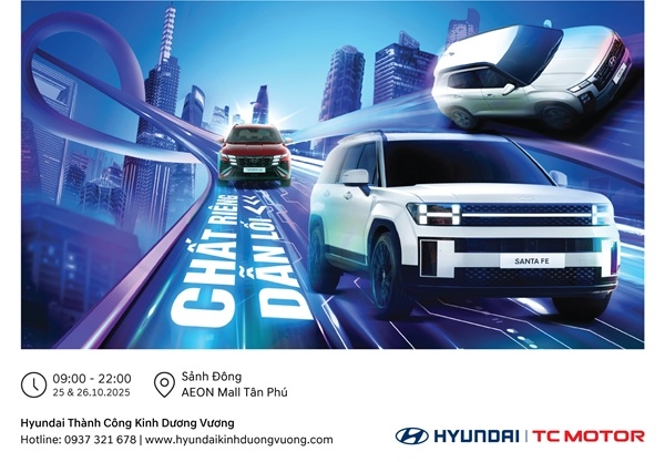 SỰ KIỆN TRƯNG BÀY XE HYUNDAI TẠI TRUNG TÂM THƯƠNG MẠI – “CHẤT RIÊNG DẪN LỐI”