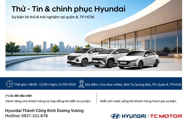 Thử - Tin & chinh phục Hyundai
